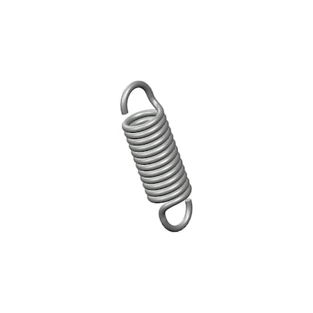 Extension Spring, O= .312, L= 1.19, W= .049 R